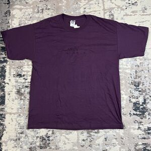 Y2K Gildan T-Shirt Mens XL Alaska Outdoors Crewneck Cotton Embroidered